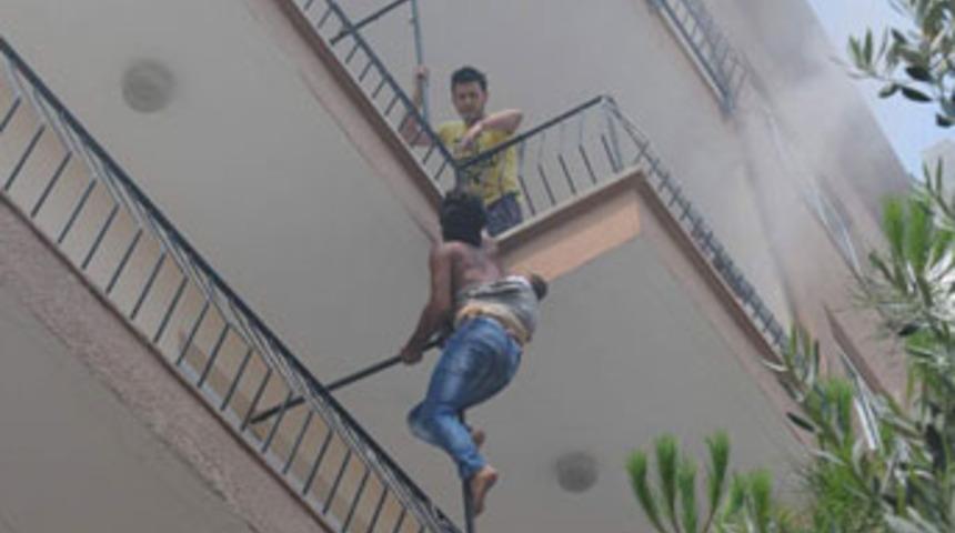 Yangında can pazarı