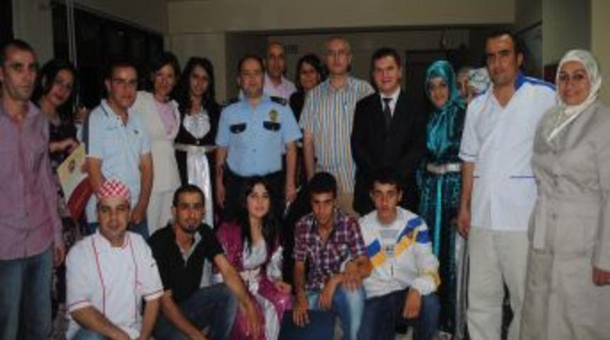 Kursiyerler yemekli yarışmayla sertifika aldı