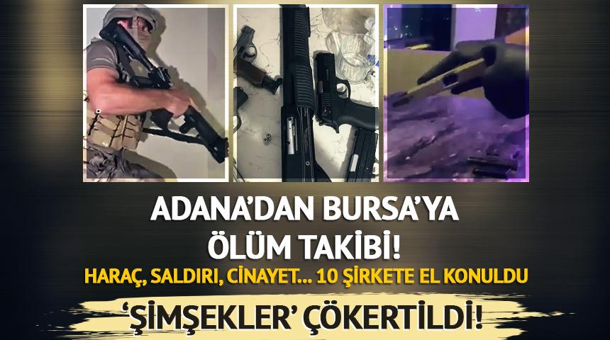 Şimşekler su&ccedil; &ouml;rg&uuml;t&uuml;ne operasyon!