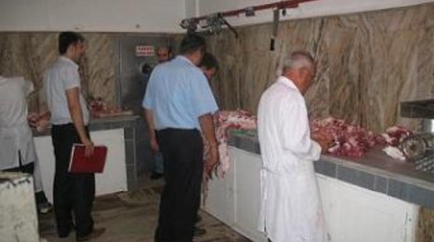 Zabıtadan kasaplara denetim