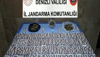 Denizli&rsquo;nin iki il&ccedil;esinde d&uuml;zenlenen uyuşturucu operasyonunda 2 ş&uuml;pheli tutuklandı