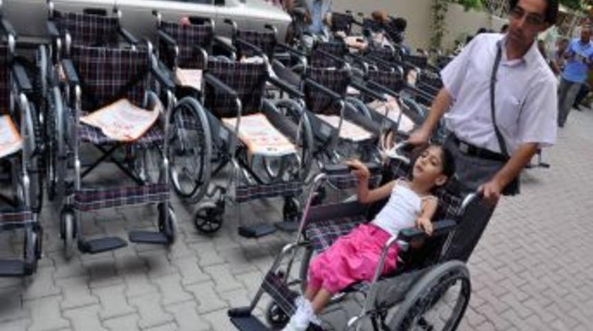 Engellilerin tekerlekli sandalye sevinci