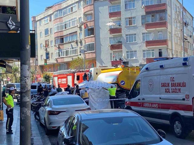 K&uuml;&ccedil;&uuml;k&ccedil;ekmece&rsquo;de feci kaza: Su tankerinin altında kalan kadın hayatını kaybetti 1