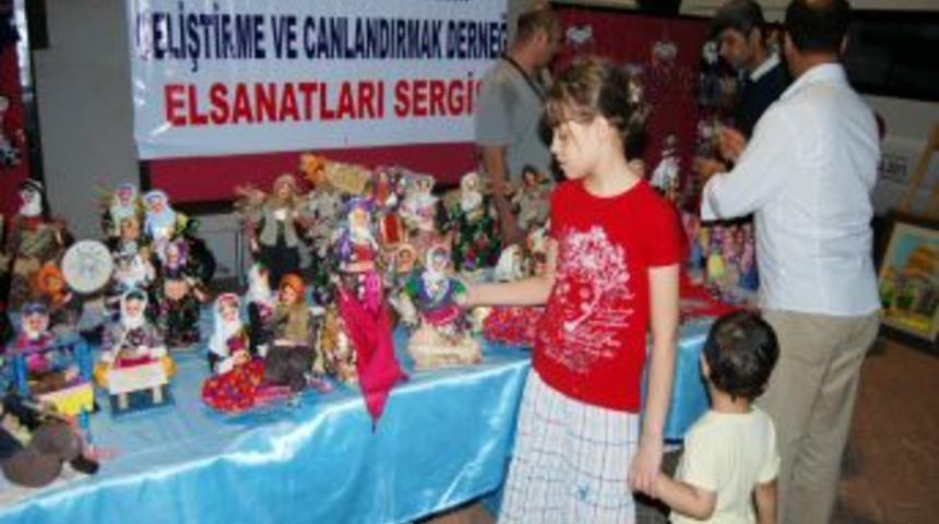 Ramazan etkinlikleri kapsamında el sanatları tanıtılıyor
