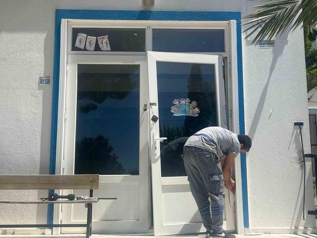 Bodrum Belediyesi&rsquo;nden okullara bakım ve onarım desteği 1