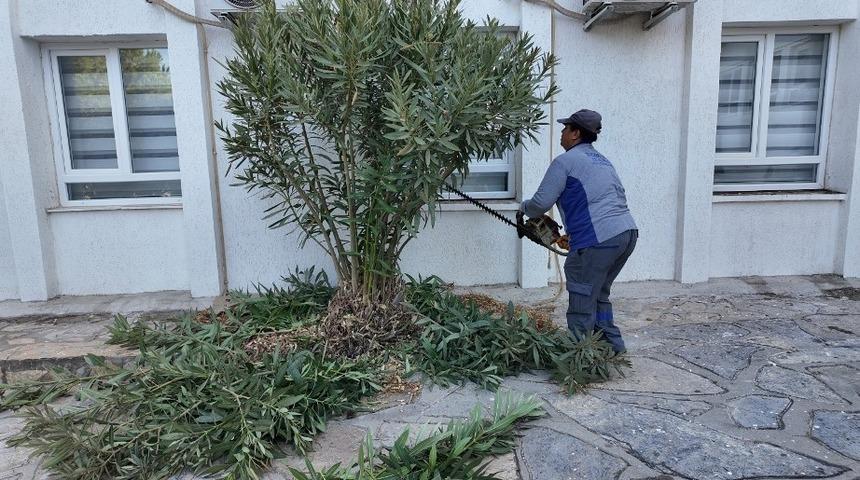 Bodrum Belediyesi&rsquo;nden okullara bakım ve onarım desteği