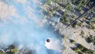 Antalya'da ormanlık alanda yangın