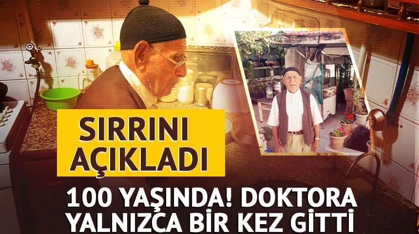100 yaşında! Doktora yalnızca bir kez gitti: Sırrını a&ccedil;ıkladı