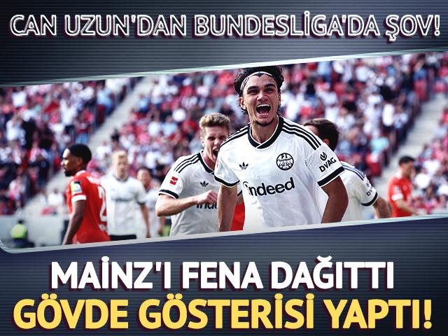 Can Uzun'dan Bundesliga'da şov! Mainz'ı fena dağıttı