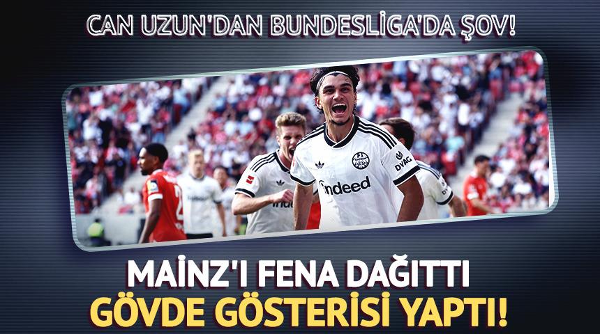 Can Uzun'dan Bundesliga'da şov! Mainz'ı fena dağıttı