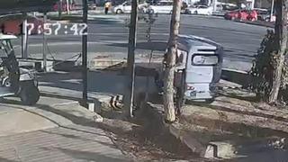 Yer: Karabük! Otomobilin yayaya çarptığı anlar kamerada