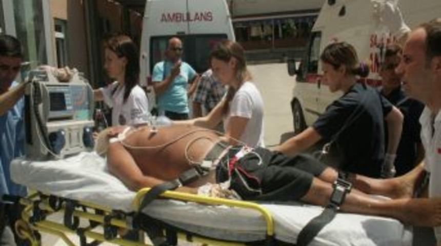 Sahilde kalp krizi ge&ccedil;iren şahıs hayatını kaybetti