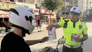 Elazığ&rsquo;da 89 motosiklet s&uuml;r&uuml;c&uuml;s&uuml;ne 848 bin lira ceza