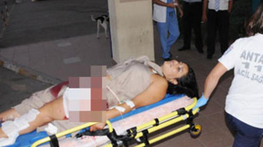 Gen&ccedil; kadına otomobilde silahlı saldırı