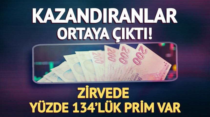 Halka arz bilan&ccedil;osu: Zirvede y&uuml;zde 134&rsquo;l&uuml;k kazan&ccedil; var