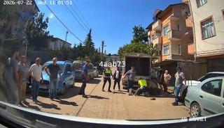 Kalp masajıyla kendisini hayata bağlayan polise teşekk&uuml;r etti