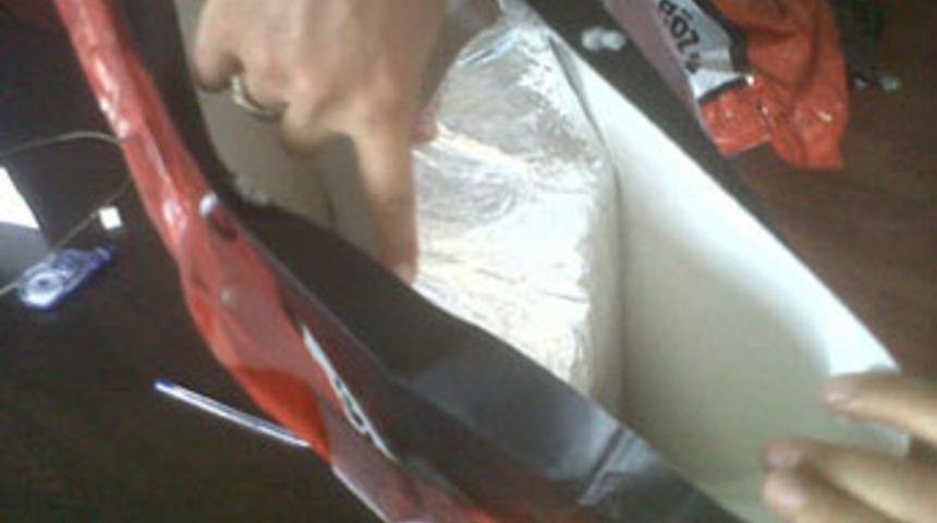 Aleminyum folyoyla hırsızlık