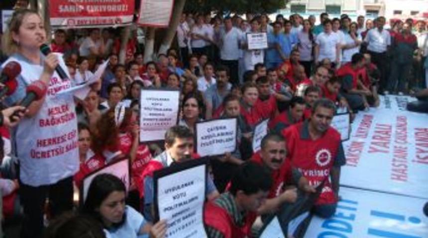 Doktora şiddeti, iş bırakarak protesto ettiler