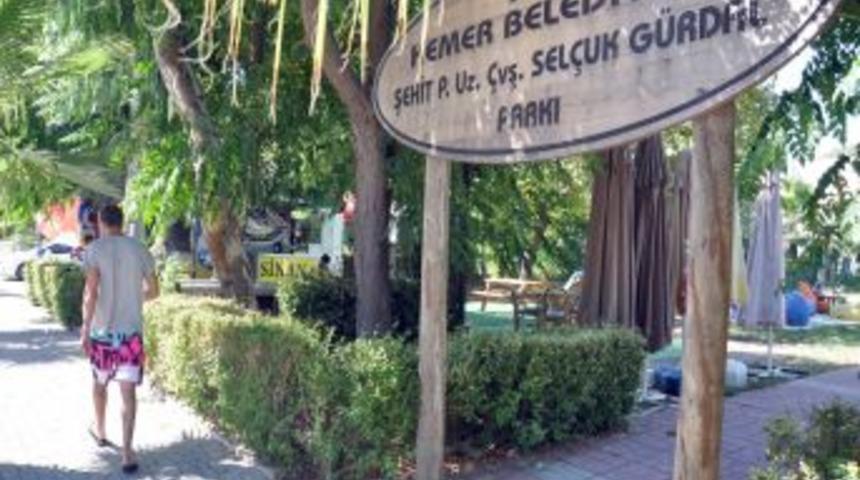 Şehidin isminin verildiği park, sarhoş mekanı oldu, yakınları tepkili