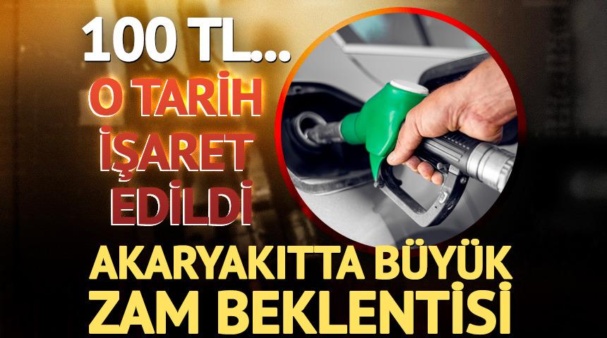 Akaryakıtta dev zam beklentisi: 100 TL...