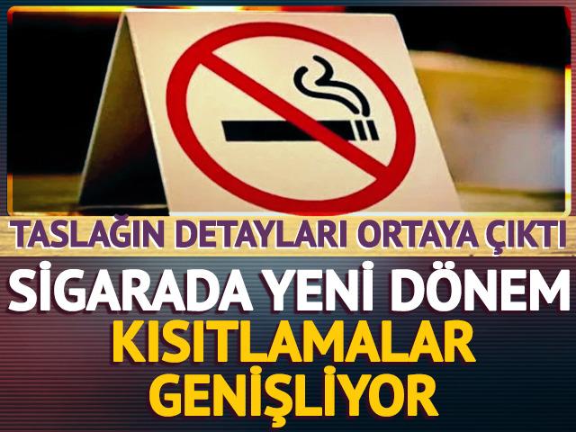 Sağlık Bakanlığı tarafından hazırlanan taslağın detayları ortaya &ccedil;ıktı! Sigaraya yeni yasaklar geliyor