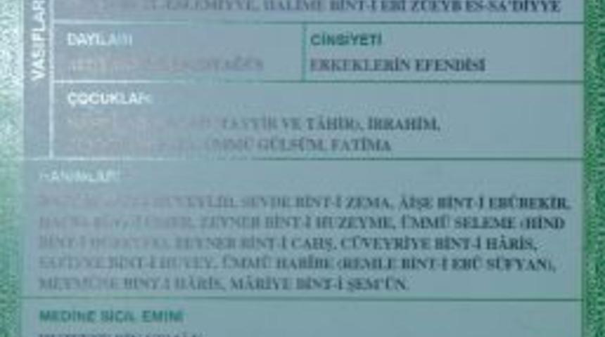 Of M&uuml;ft&uuml;l&uuml;ğ&uuml;'nden Peygamber Efendimiz'i  tanıtan kimlik