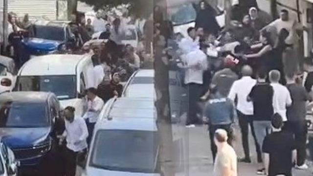 Yer: Sultangazi! Gelin alma töreni tekmeli yumruklu kavgaya döndü... Polis biber gazı kullandı