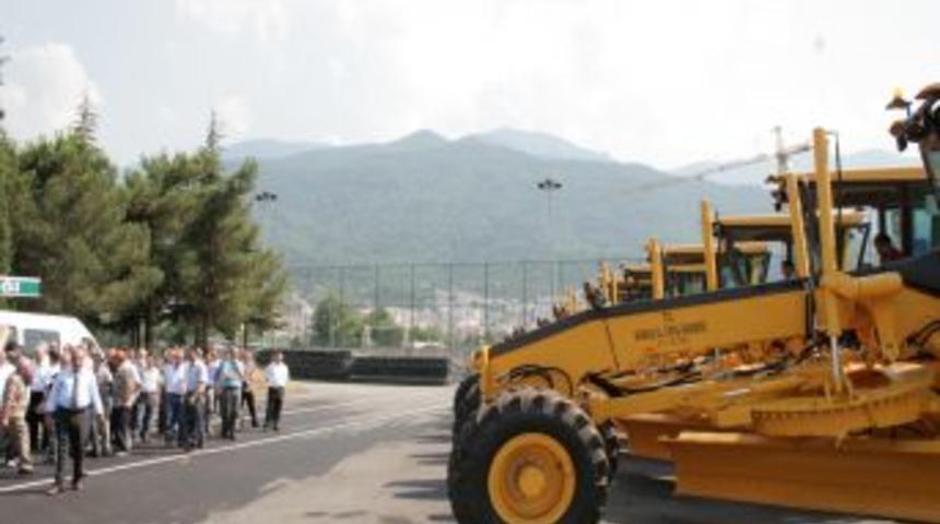 İl &Ouml;zel İdaresi&rsquo;nin aldığı 9 iş makinesi hizmete girdi