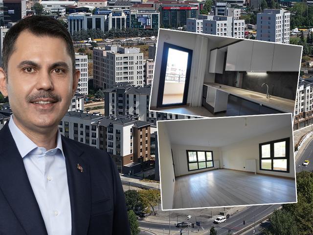 İstanbul kiralık sosyal konutta &ouml;rnek dairenin g&ouml;r&uuml;nt&uuml;leri paylaşıldı