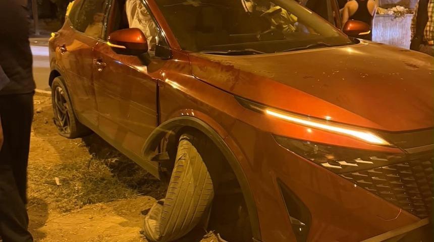 Mardin&rsquo;de otomobil ref&uuml;je &ccedil;ıktı: 1 yaralı