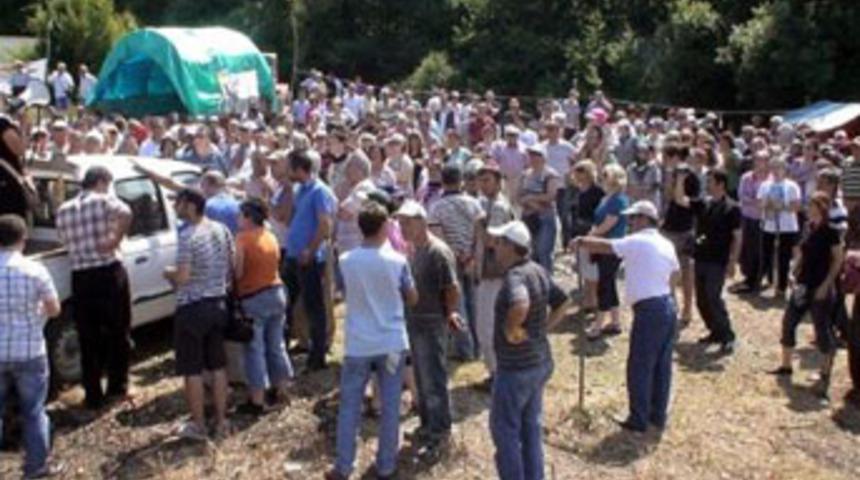 Termik santral alanında gerginlik!