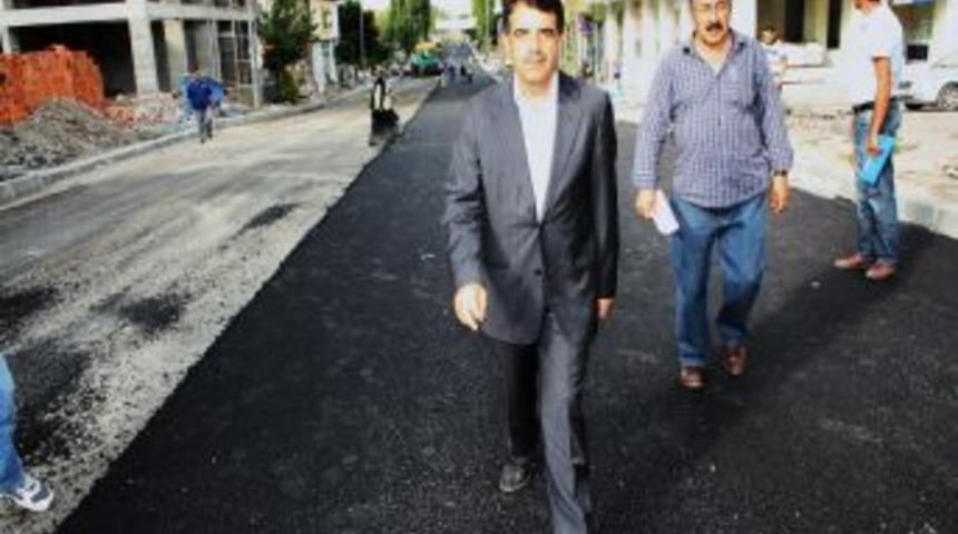 Bozkuş: İnönü caddesinde ki asfalt çalışması Bayrama kadar bitecek