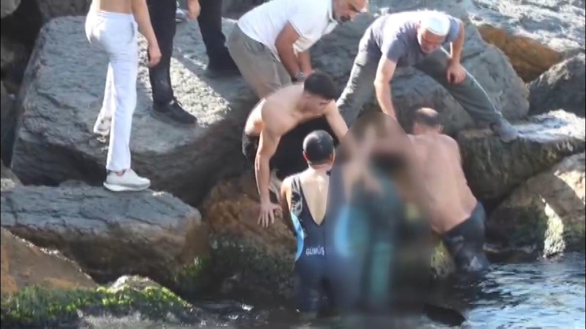 Yer: İstanbul! Zıpkınla balık avlamak istedi, ölüm kalım savaşı veriyor 1
