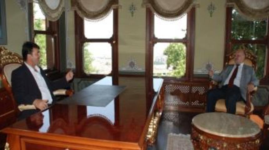 Bulgaristan Konsolosu Vabiyev'den Başkan D&uuml;ndar'a veda ziyareti