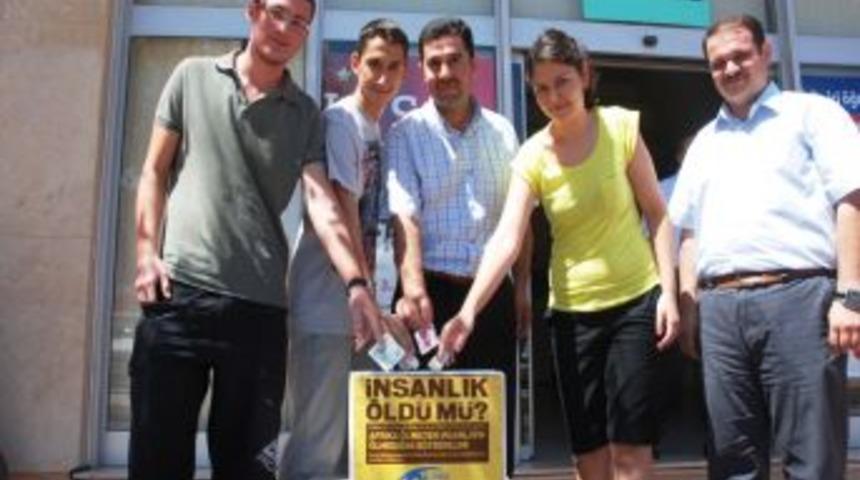 K&ouml;rfez Dersaneleri &ouml;ğrencileri har&ccedil;lıklarını Somali'ye g&ouml;nderdi