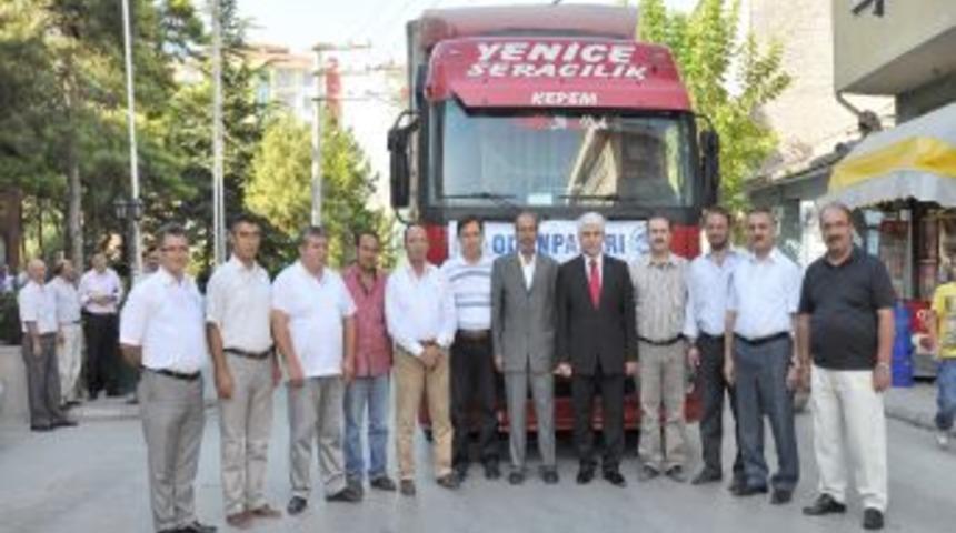 Odunpazarı Belediyesi&rsquo;nden Somali&rsquo;ye 30 ton gıda yardımı