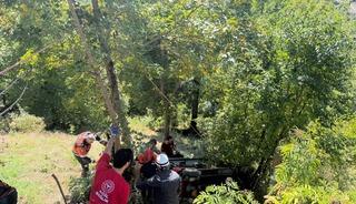 Artvin'de devrilen ATV'nin s&uuml;r&uuml;c&uuml;s&uuml; hayatını kaybetti