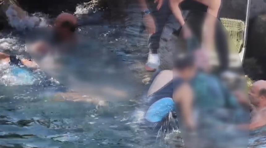 Yer: İstanbul! Zıpkınla balık avlamak istedi, &ouml;l&uuml;m kalım savaşı veriyor