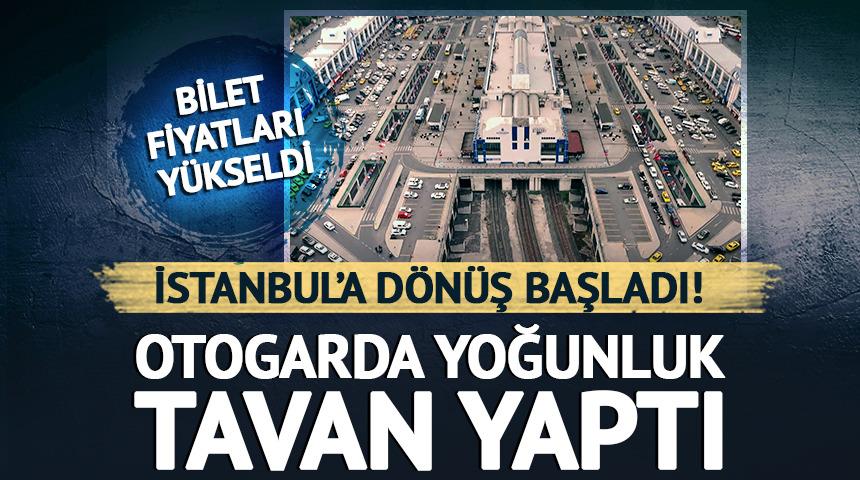 Okul d&ouml;nemi &ouml;ncesi otogarda yoğunluk! Bilet fiyatları da arttı