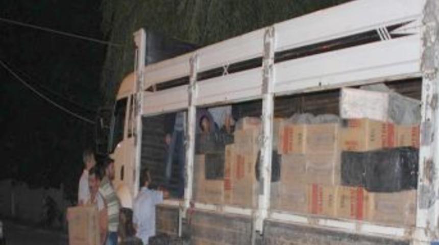 &Ccedil;orum'da 83 bin 500 paket ka&ccedil;ak sigara ele ge&ccedil;irildi