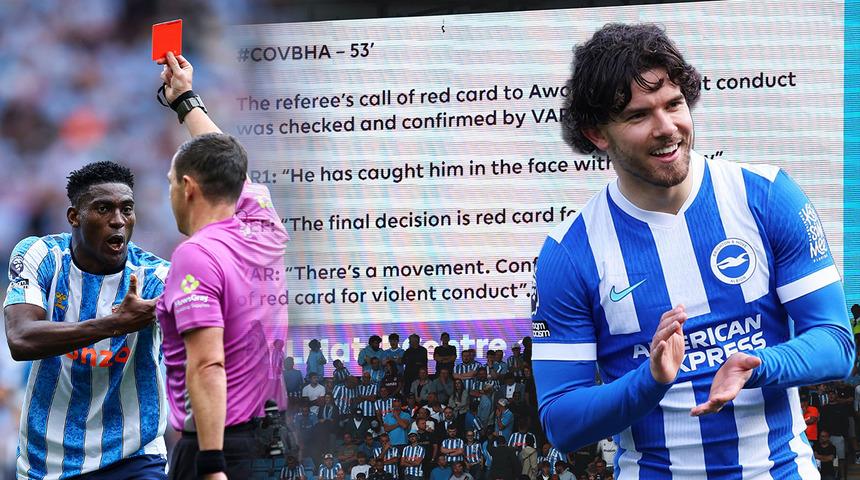 Coventry-Brighton ma&ccedil;ında bir ilk! VAR konuşmaları herkesi şaşırttı!