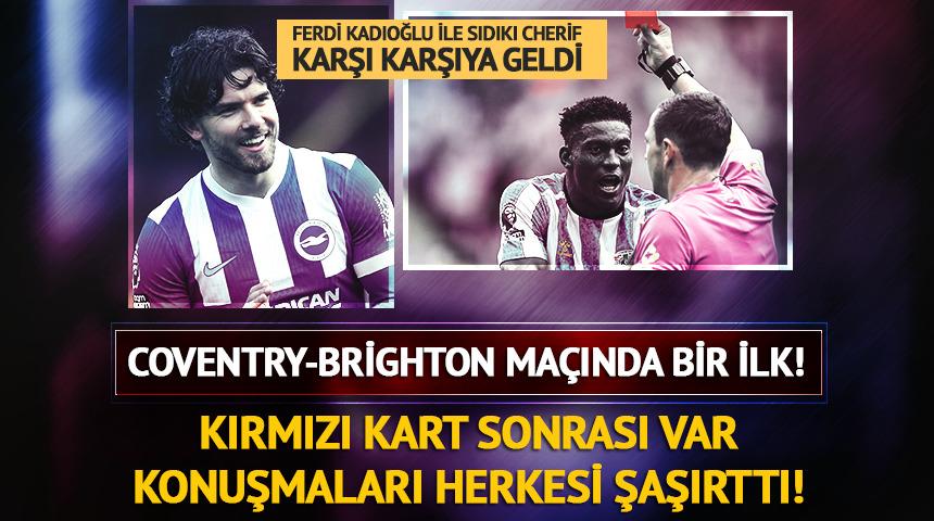 Coventry-Brighton ma&ccedil;ında bir ilk! VAR konuşmaları herkesi şaşırttı!