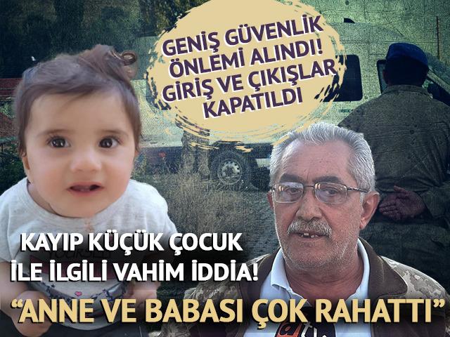 Kayıp k&uuml;&ccedil;&uuml;k &ccedil;ocuk ile ilgili vahim iddia! K&ouml;yde geniş g&uuml;venlik &ouml;nlemi