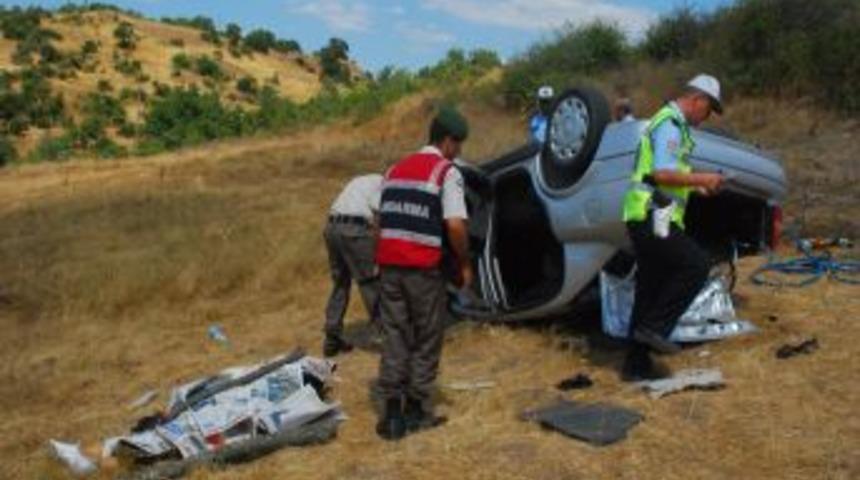 Havran'da kaza: 1 ölü, 2 ağır yaralı