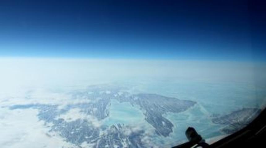 Pilotlar kokpitten gökyüzünü fotoğraflıyor