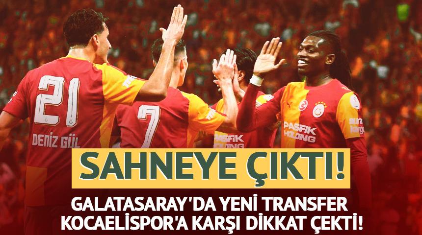 Galatasaray'da Deniz G&uuml;l Kocaelispor'a karşı dikkat &ccedil;ekti!