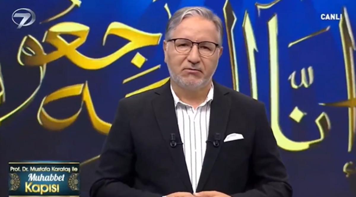 İlahiyatçı Mustafa Karataş, kardeşinin vefat haberini canlı yayında öğrendi 1