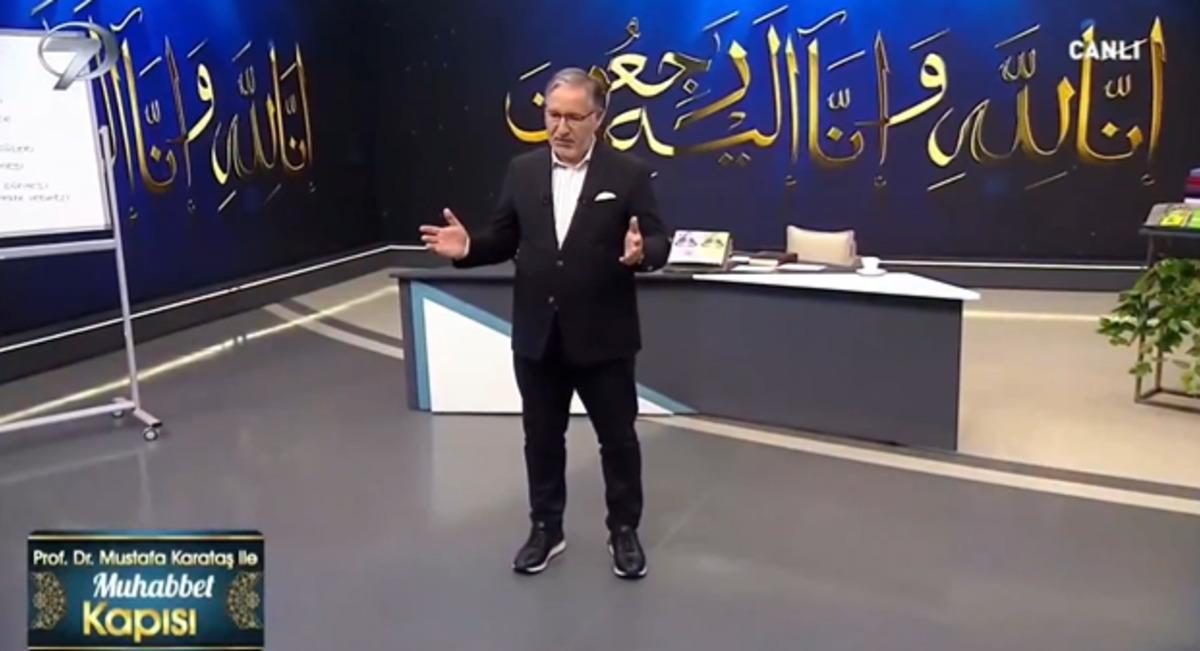 İlahiyatçı Mustafa Karataş, kardeşinin vefat haberini canlı yayında öğrendi 2