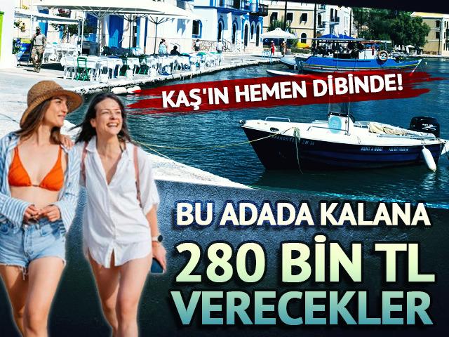 Kaş'ın hemen karşısı! Bu adada kalana 280 bin TL verilecek...