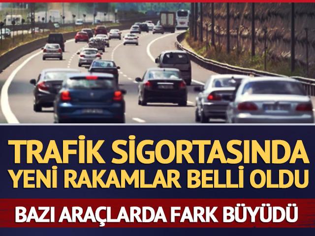Trafik sigortasında yeni tarife a&ccedil;ıklandı! Bazı ara&ccedil;larda fark b&uuml;y&uuml;d&uuml;